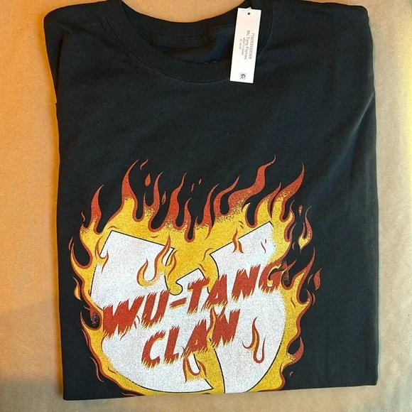 Wu Tang Flames T shirt - Picture 1 of 3